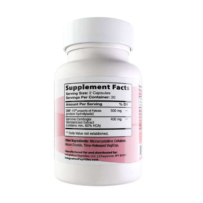 Can't Weight protein hydrolysate peptide blend 60 capsules supplement facts